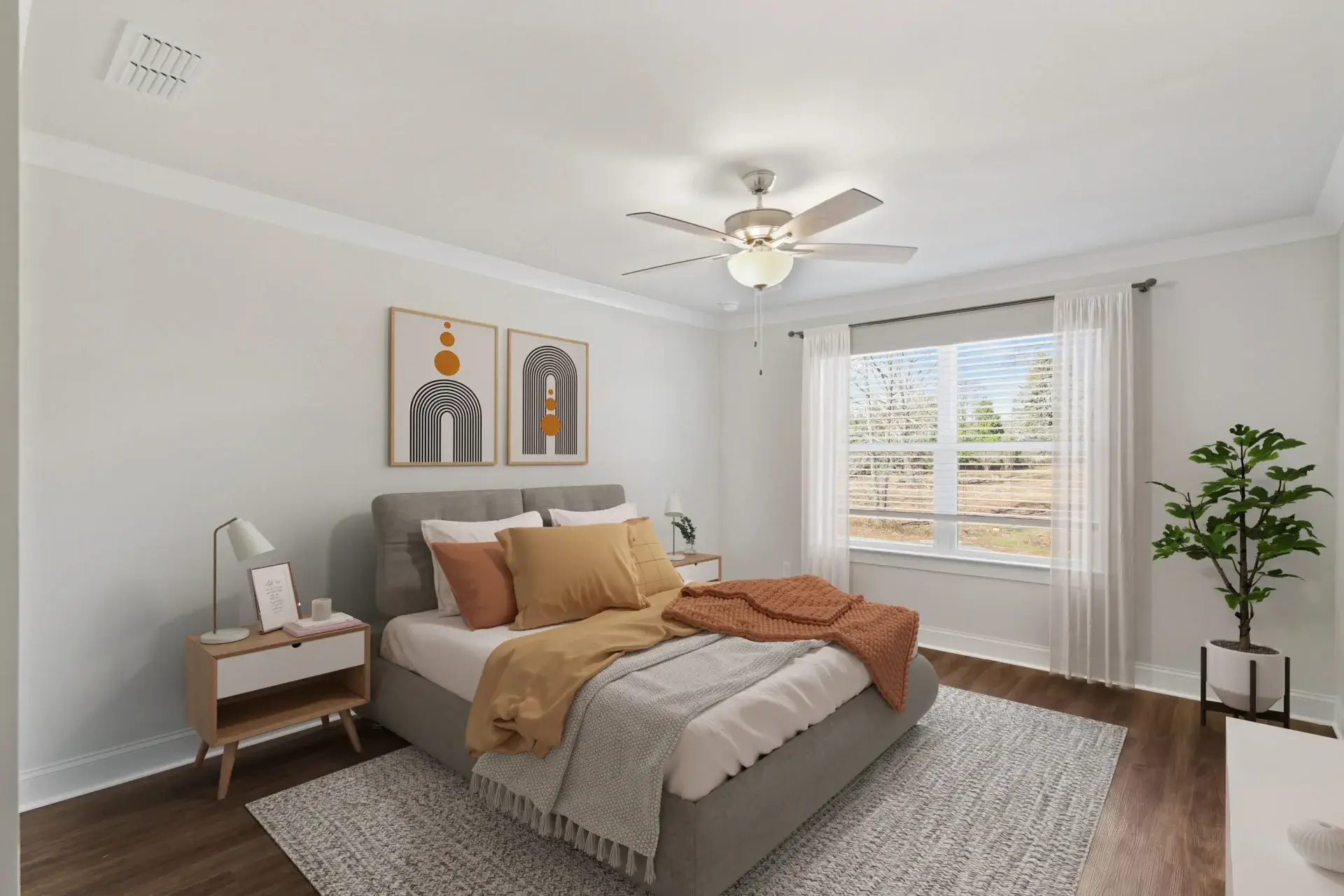 bedroom view of fairburn apartments